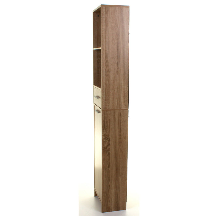 Wood Effect Tall Boy Storage Unit
