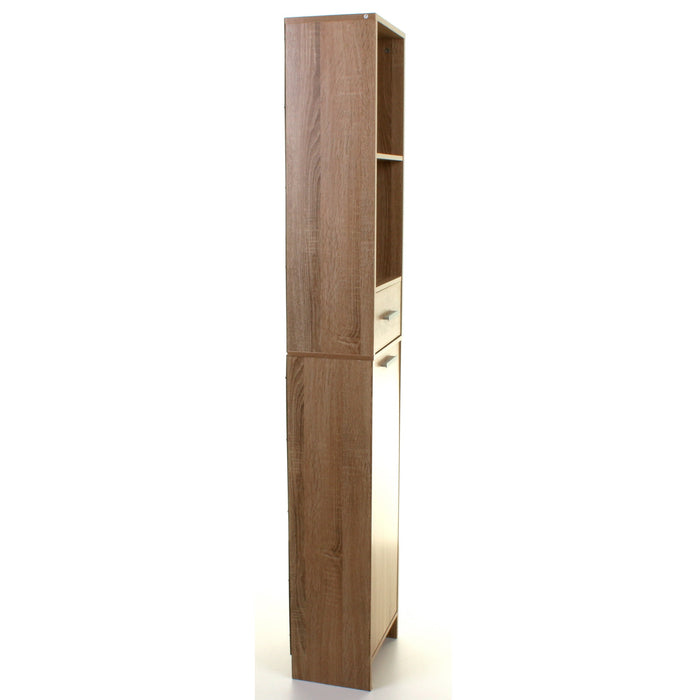 Wood Effect Tall Boy Storage Unit
