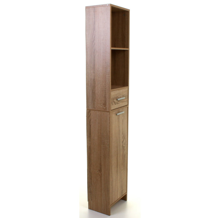 Wood Effect Tall Boy Storage Unit
