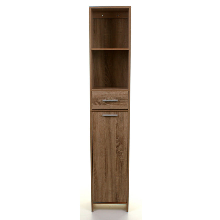 Wood Effect Tall Boy Storage Unit