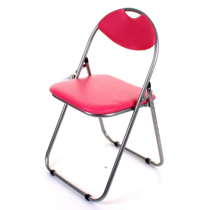 Soft Padded Folding Chair - Pink