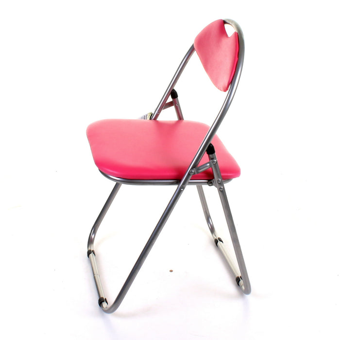 Soft Padded Folding Chair - Pink