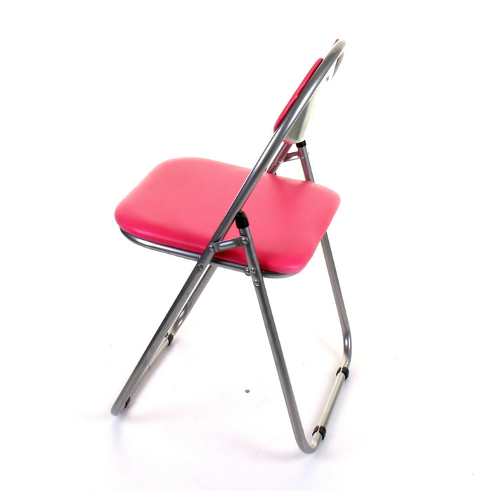 Soft Padded Folding Chair - Pink