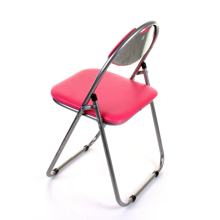 Soft Padded Folding Chair - Pink