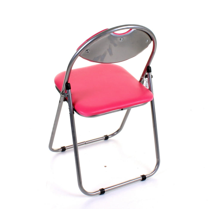Soft Padded Folding Chair - Pink