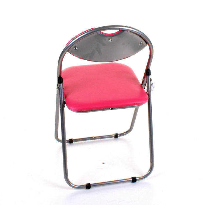 Soft Padded Folding Chair - Pink