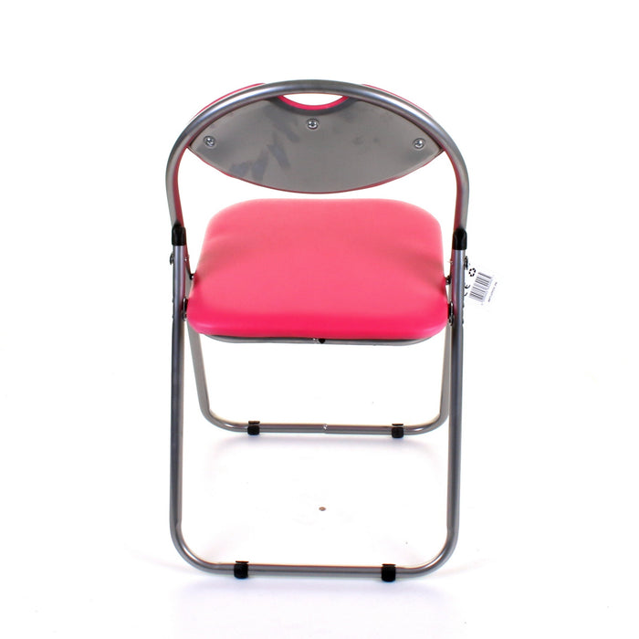 Soft Padded Folding Chair - Pink