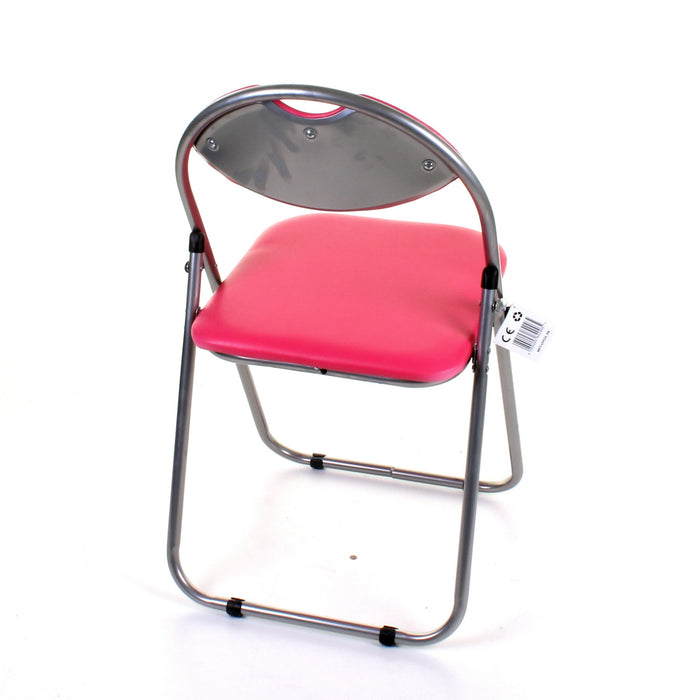 Soft Padded Folding Chair - Pink