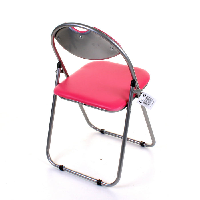 Soft Padded Folding Chair - Pink