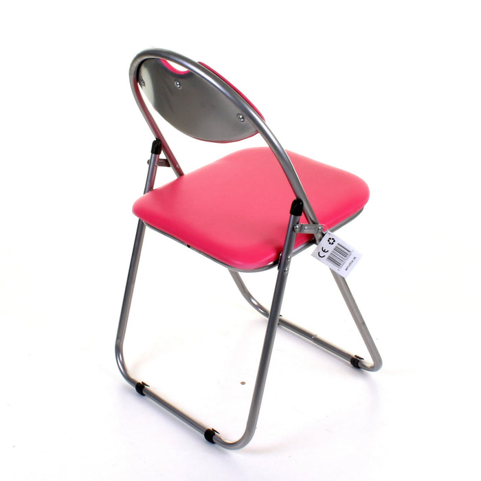 Soft Padded Folding Chair - Pink