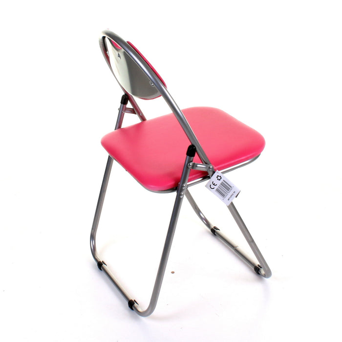 Soft Padded Folding Chair - Pink