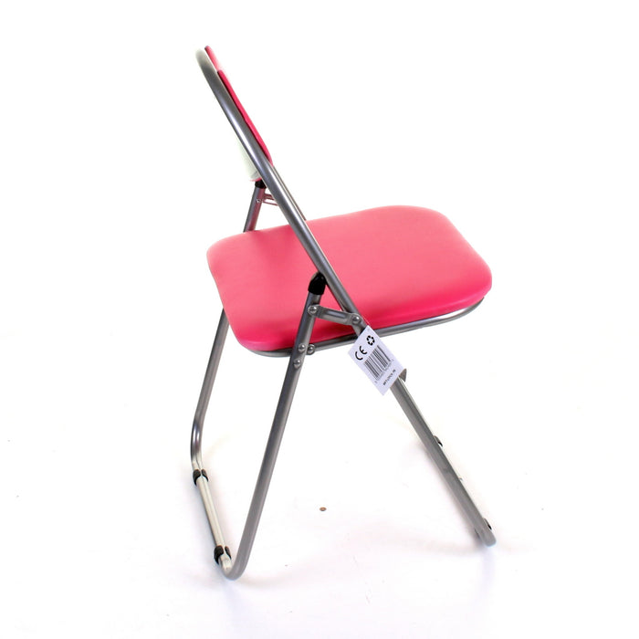 Soft Padded Folding Chair - Pink
