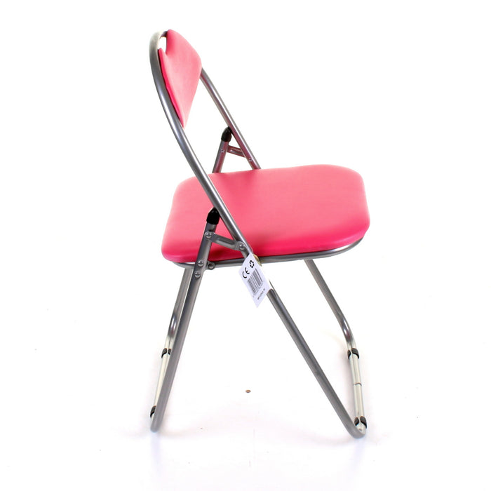 Soft Padded Folding Chair - Pink