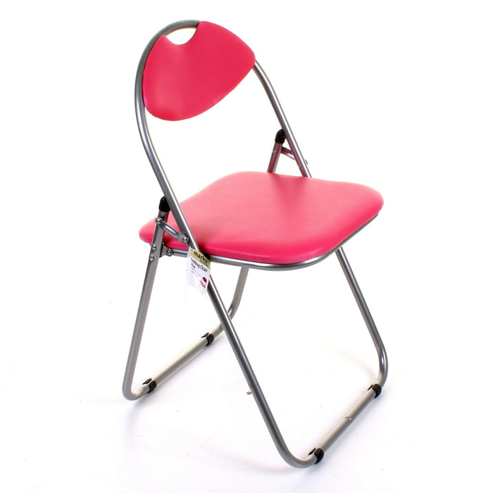 Soft Padded Folding Chair - Pink