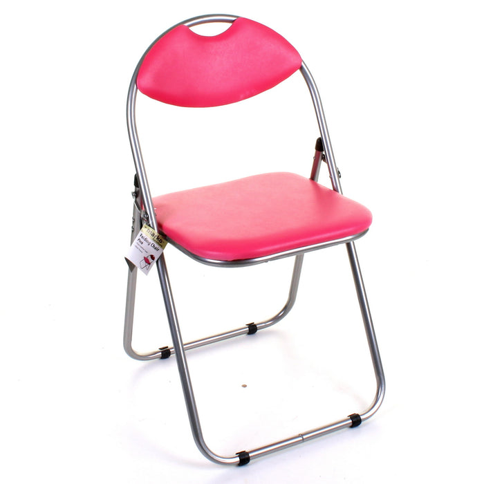 Soft Padded Folding Chair - Pink