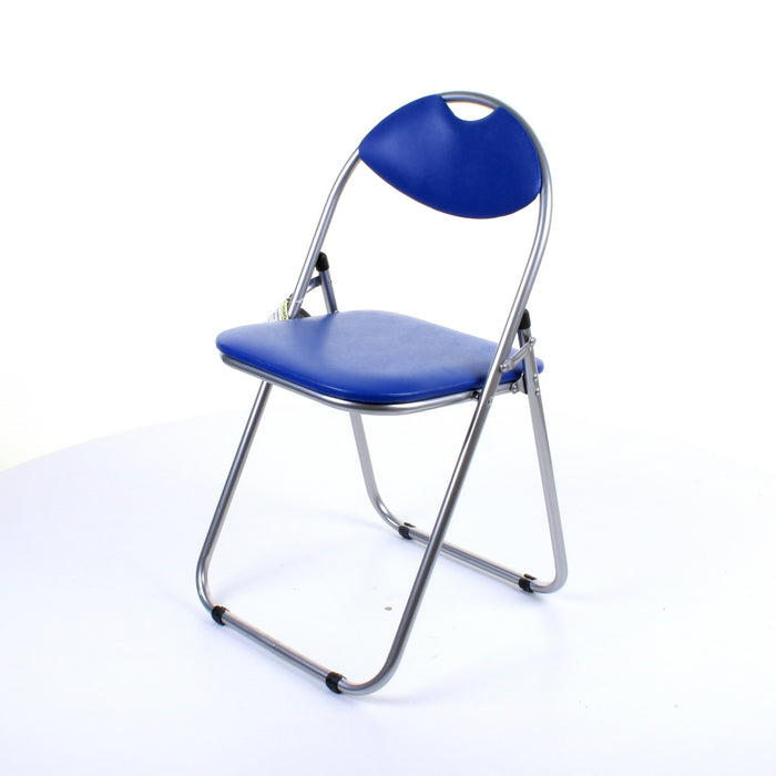 Soft Padded Folding Chair - Blue