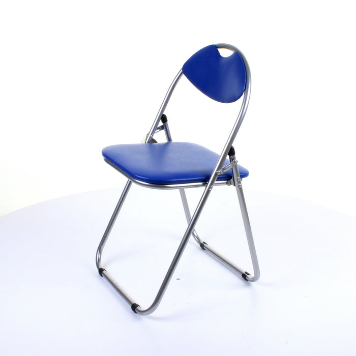 Soft Padded Folding Chair - Blue