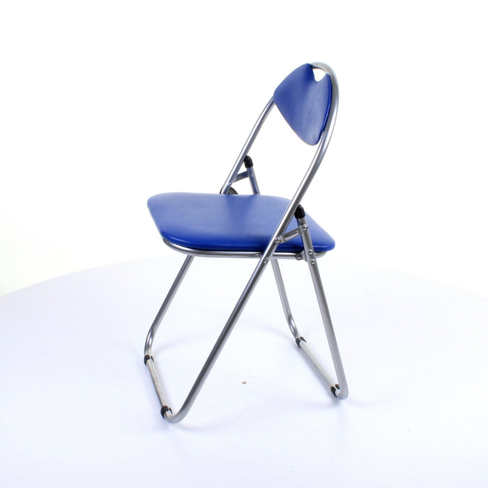 Soft Padded Folding Chair - Blue