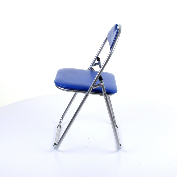 Soft Padded Folding Chair - Blue