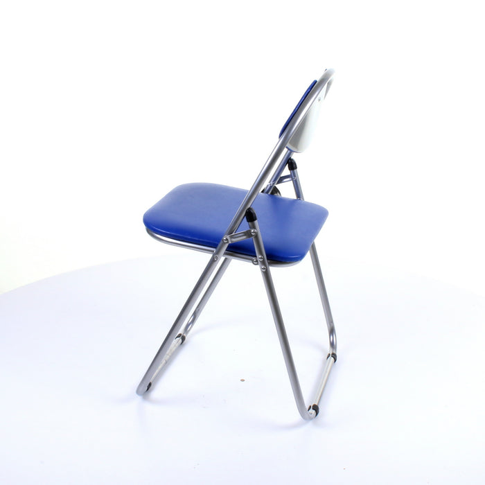 Soft Padded Folding Chair - Blue
