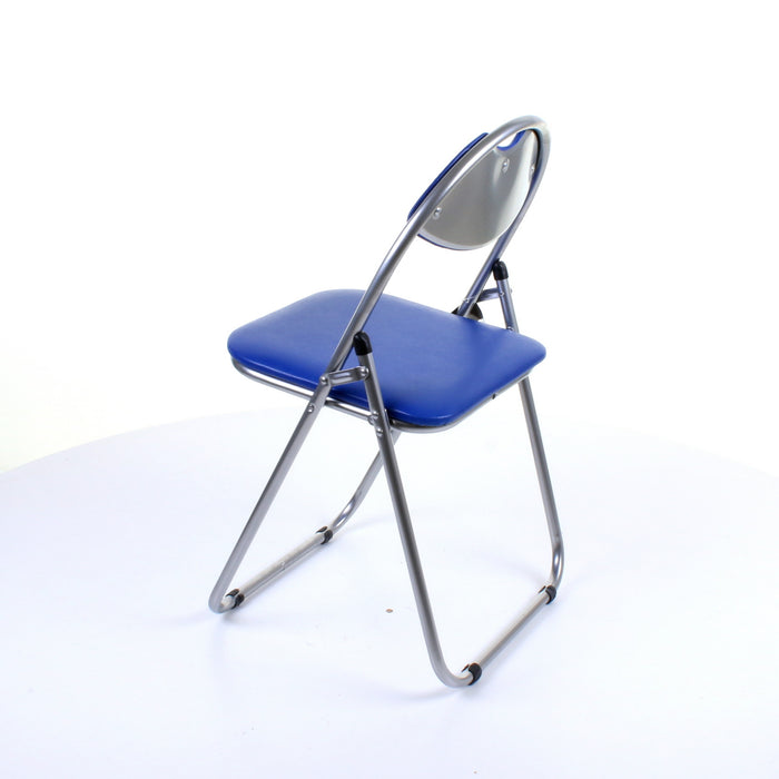 Soft Padded Folding Chair - Blue