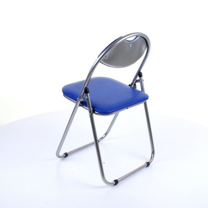Soft Padded Folding Chair - Blue