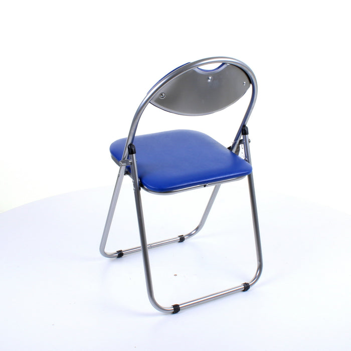 Soft Padded Folding Chair - Blue