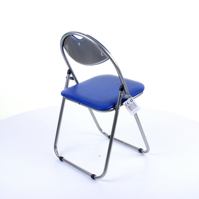 Soft Padded Folding Chair - Blue