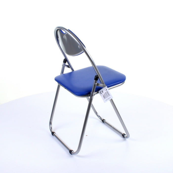 Soft Padded Folding Chair - Blue