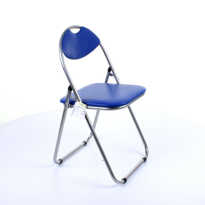 Soft Padded Folding Chair - Blue