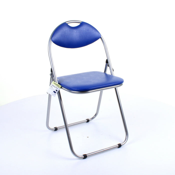 Soft Padded Folding Chair - Blue