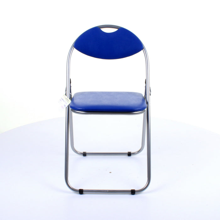 Soft Padded Folding Chair - Blue