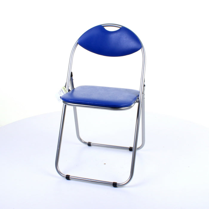Soft Padded Folding Chair - Blue