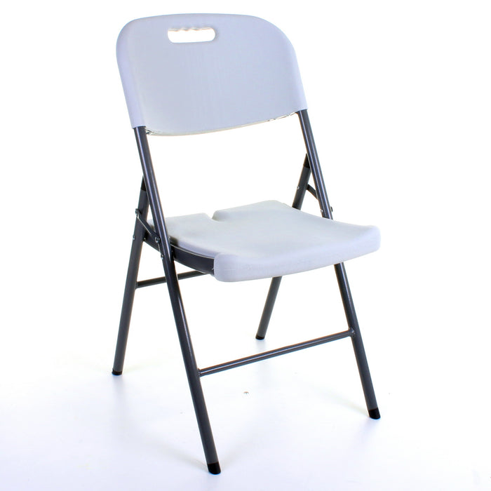 Strong White Folding Chair
