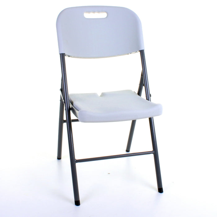 Strong White Folding Chair