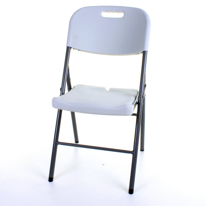 Strong White Folding Chair