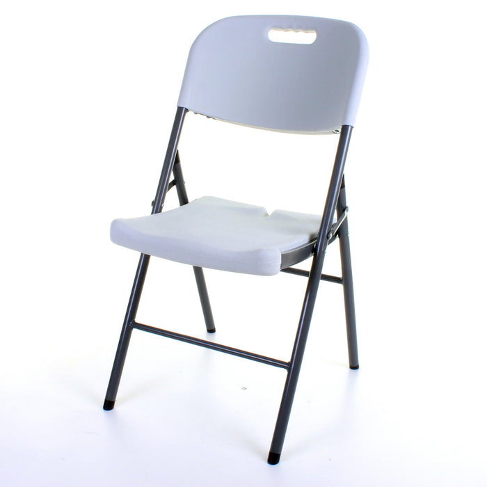 Strong White Folding Chair