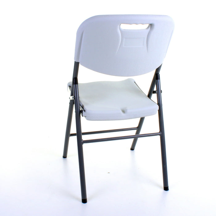 Strong White Folding Chair