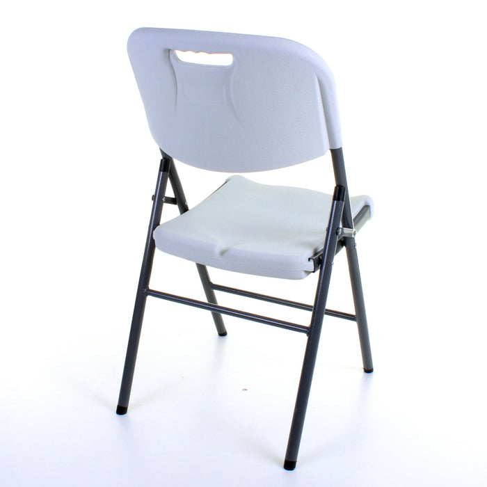 Strong White Folding Chair