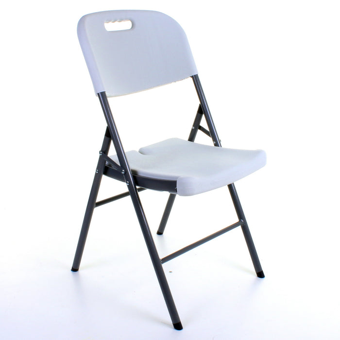 Strong White Folding Chair
