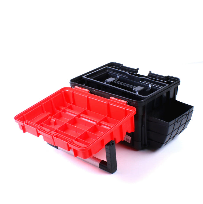 Compact Tool Box Black & Red