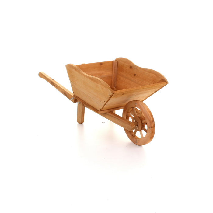 Wooden Wheelbarrow Planter