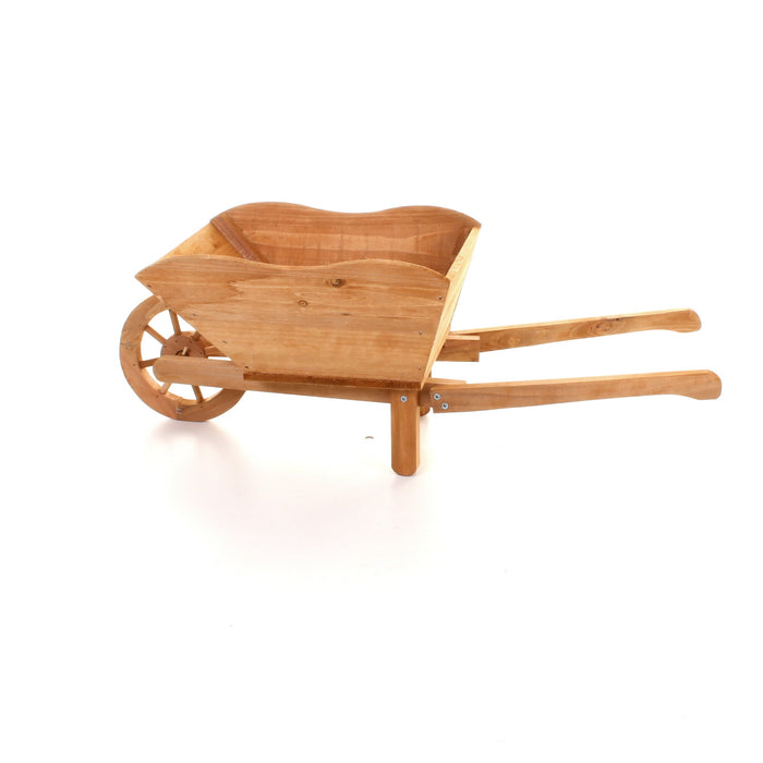 Wooden Wheelbarrow Planter