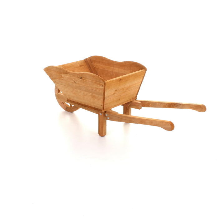 Wooden Wheelbarrow Planter