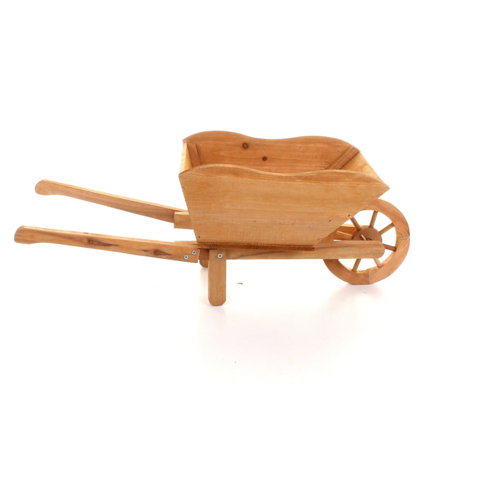 Wooden Wheelbarrow Planter