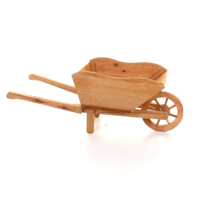 Wooden Wheelbarrow Planter
