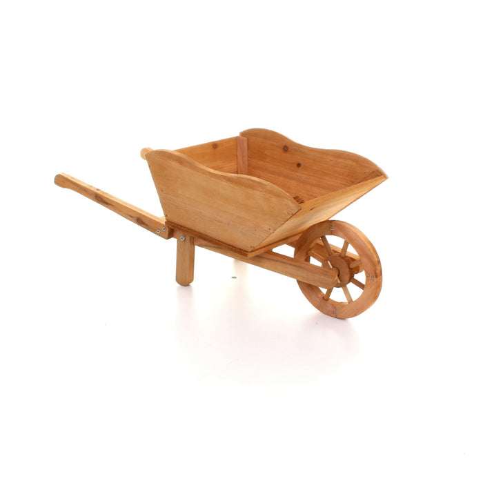 Wooden Wheelbarrow Planter