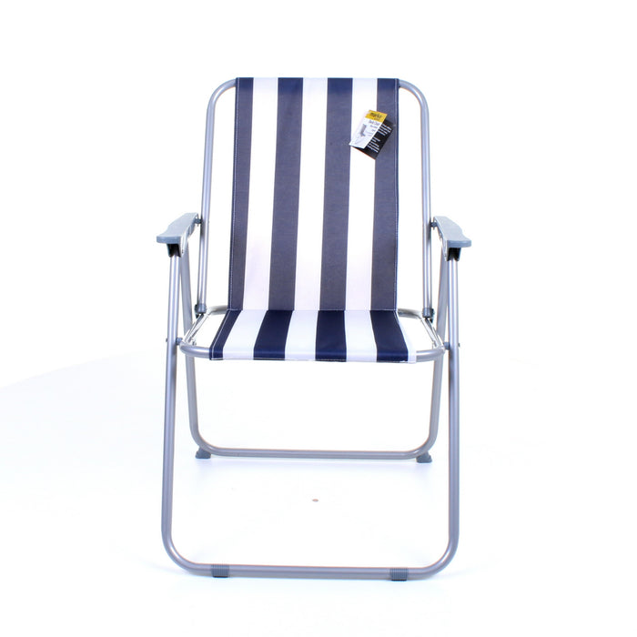 Deck Chair - Blue/White Striped