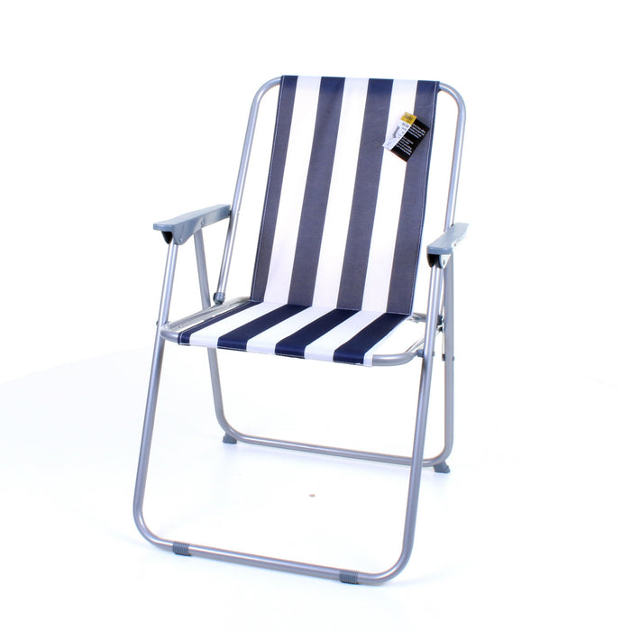 Deck Chair - Blue/White Striped