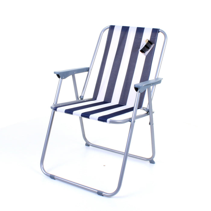 Deck Chair - Blue/White Striped